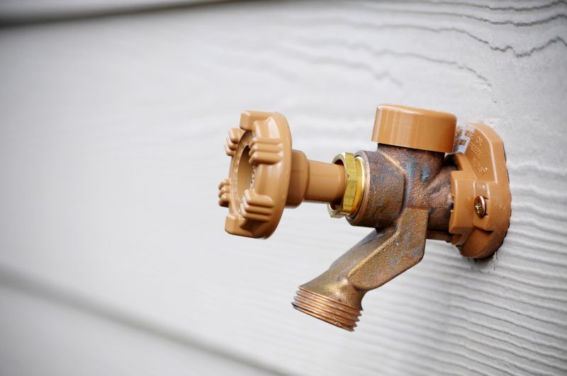 outdoor spigot installation